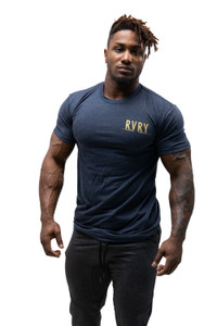 Rivalry Clothing Mens Tee Aviation Navy