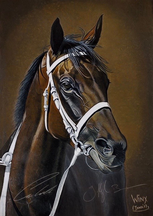   FINE ART PRINT of legendary champion mare WINX