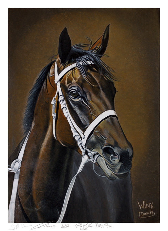 LIMITED EDITION OF 5 FINE ART PRINTS SIGNED BY JOCKEY, TRAINER & OWNERS