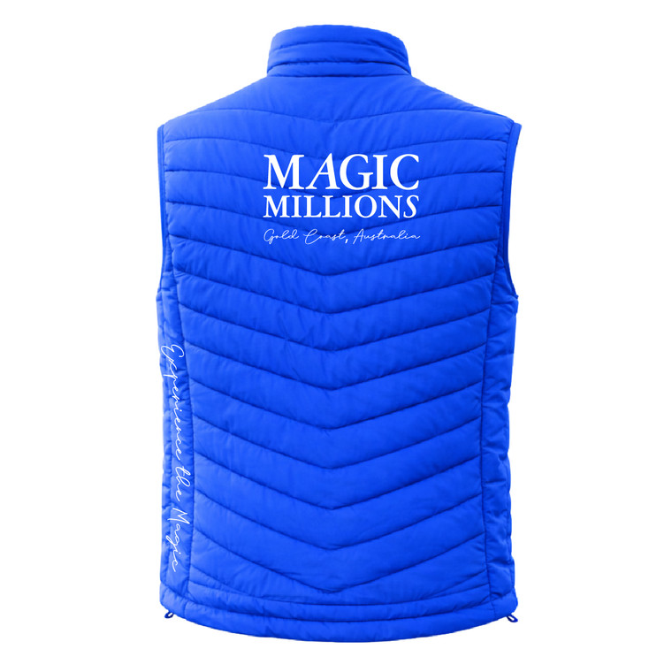 BLUE PUFFER VEST