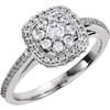 Platinum 0.50 Carat Diamond Engagement Ring