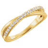 14 Karat Yellow Gold 0.20 Carat Diamond Ring