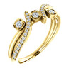 Shop 14 Karat Yellow Gold 0.20 Carat Diamond Ring