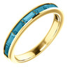 14 Karat Yellow Gold London Blue Topaz Gemstone Ring