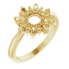 Great Gift in 14 Karat Yellow Gold 0.40 Carat Diamond Circle Ring
