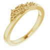 Genuine Diamond set in 14 Karat Yellow Gold 0.20 Carat Diamond Scattered Ring