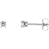 Platinum 0.20 Carat Diamond Earrings