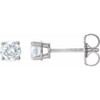 14 Karat White Gold.75 Carat Diamond Earrings