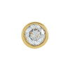 14 Karat Yellow Gold .06 Carat Diamond Micro Stud Single Earring