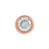 14 Karat Rose Gold .06 Carat Diamond Micro Stud Single Earring