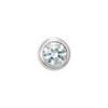 Platinum .03 Carat Diamond Micro Stud Single Earring