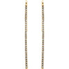 14 Karat Yellow Gold 0.25 Carat Diamond Vertical Bar Earrings