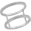 Buy 14 Karat White Gold 0.20 Carat Diamond Ring