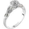 10 Karat White Gold 0.10 Carat Diamond Promise Ring