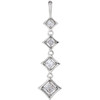 Journey 4-Stone Diamond Pendant