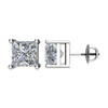 Shop Platinum 2.00 Carat Diamond Threaded Post Stud Earrings