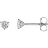 Platinum 0.25 Carat Diamond Stud Earrings