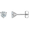 Buy 14 Karat White Gold 0.75 Carat Diamond Stud Earrings