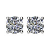 Buy 14 Karat White Gold 0.25 Carat Diamond Post Stud Earring