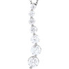 Buy 14 Karat White Gold 1 Carat Diamond Journey 18 inch Necklace