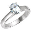 Continuum Sterling Silver 0.50 Carat Diamond Engagement Ring