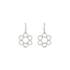 0.75 Carat Diamond Flower Earrings