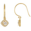 Shop 14 Karat Yellow Gold 0.60 Carat Diamond Earrings