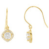 Buy 14 Karat Yellow Gold 0.75 Carat Diamond Earrings
