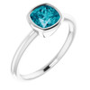 Blue Topaz in Platinum London Blue Topaz