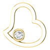 Buy 14 Karat Yellow Gold 0.10 Carat Diamond Pendant