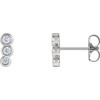 Buy Platinum .07 Carat Diamond Petite Ear Climbers