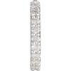 Platinum 0.13 Carat Diamond Hinged 10.32 mm Hoop Single Earring