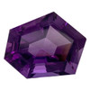 Abstract Cut Amethyst Gem - Purple Color - 11.03 carats - 17.69 x 13.58mm