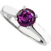 4-Prong 4.80 mm Round Solitaire  0.55 Carat Alexandrite Engagement Ring