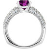Euro Shank  Alexandrite set With Low Price on 1 Carat  Low Price on Engagement Ring