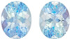 Matching Aquamarine Gemstone Pair - Oval Cut - Pure Sky Blue - 5.08 carats - 10 x 8mm