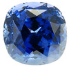 Fine Colored Blue Sapphire - Cushion Cut - 7.01 carats - Gemmy - AfricaGems