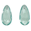 Low Price Aquamarine Gem Pair - Briolette Cut - Well Matched - 21.53 carats - 22.30 x 11.30mm - No Heat