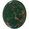 Bloodstone Oval Buff Top  in Grade AAA