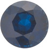 Round Cut Genuine Blue Sapphire in Grade A