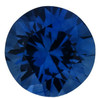 Grade A - Diamond Cut Round Genuine Blue Sapphire 1.00 mm to 7.50 mm