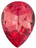 Padparadscha Sapphire Pear Cut in Grade GEM | Chatham Lab Stone