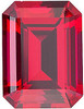 Chatham Lab Created Ruby Gemstone – Octagon Cut – GEM Grade