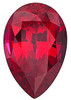 Ruby Pear Cut in Grade GEM | Chatham Ruby Lab Stone