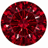 Chatham Lab Created Ruby Gemstone – Round Cut – GEM Grade