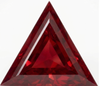 Chatham Lab Created Ruby Gemstone – Triangle Cut – GEM Grade