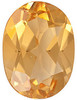 Oval Cut Genuine Citrine in Grade A