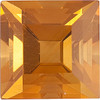 Step Square Genuine Citrine  in Grade AA