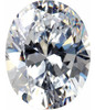 Oval White Cubic Zirconia Stones