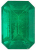 Emerald Cut Genuine Emerald Cut in Grade AA